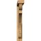 Ekena Millwork Olympic Block Rough Sawn Bracket w/ Offset Brace, Western Red Cedar, 4"W x 28"D x 28"H BKT0402X28X28OLY05RWR - alternate 2